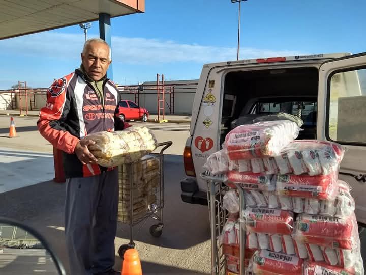 Cabrera Solidaria: el “Negro” Hasenei con cara de payaso ayuda a niños del monte chaqueño