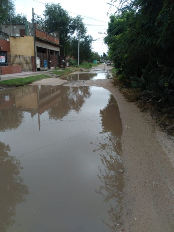 La calle Yanquetruz y sus frecuentes inundaciones preocupan a los vecinos